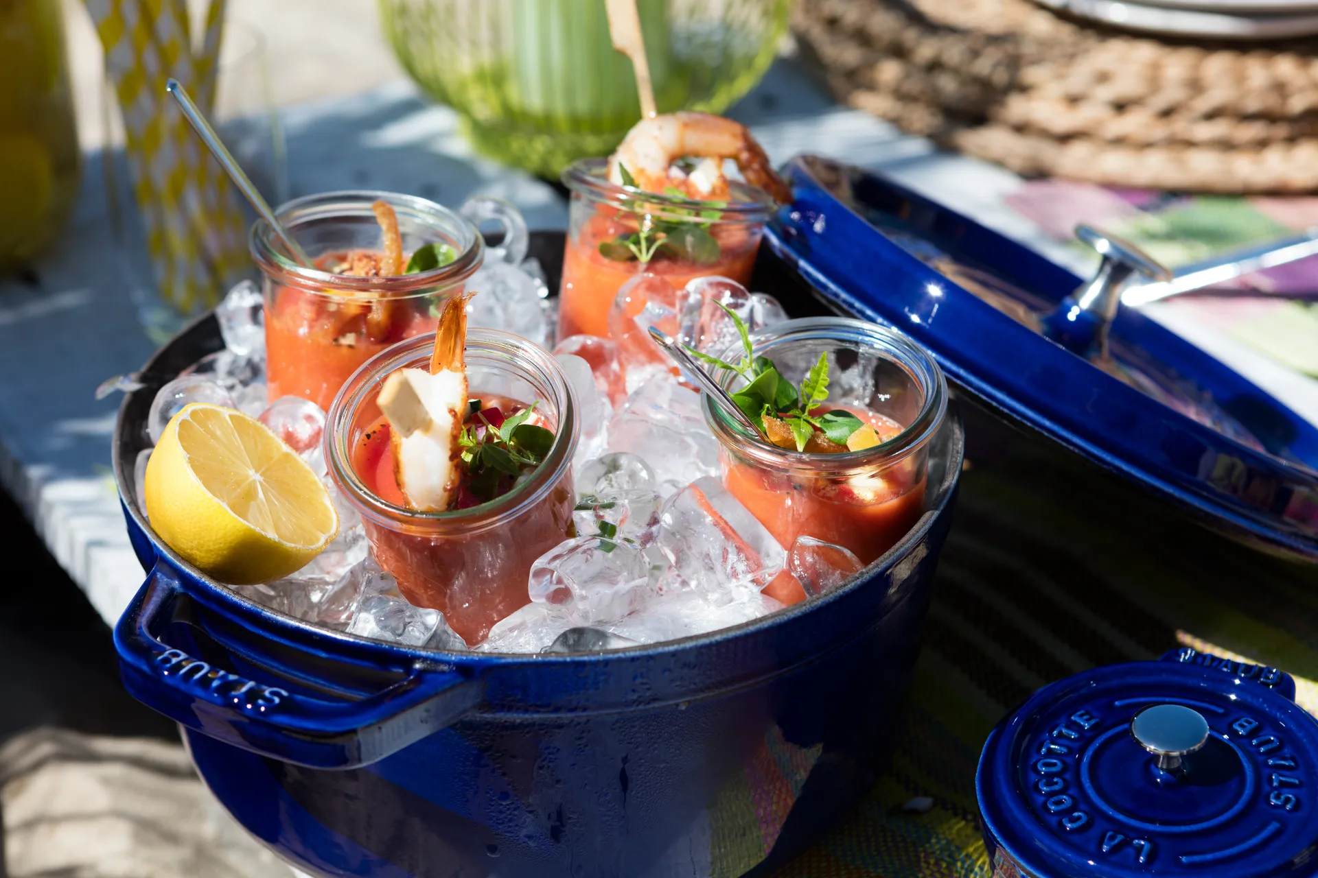 Staub La Cocotte pyöreä pata valurauta 8,4 L, Tummansininen STAUB