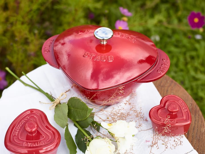 Staub La Cocotte sydänkattila 1,75 L, Punainen STAUB