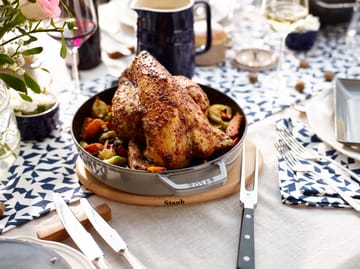 Staub magneettinen pannunalunen ovaali pyökki - 15 cm - STAUB