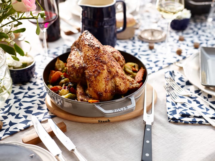 Staub magneettinen pannunalunen ovaali pyökki, 15 cm STAUB