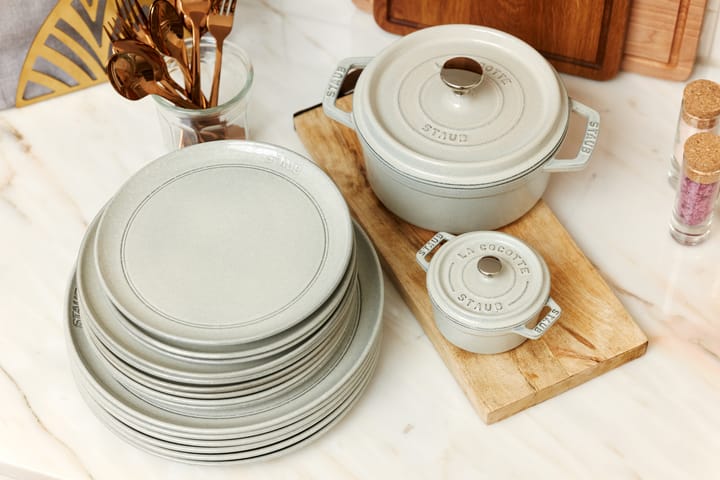 Staub New White Truffle lautanen, Ø22 cm STAUB
