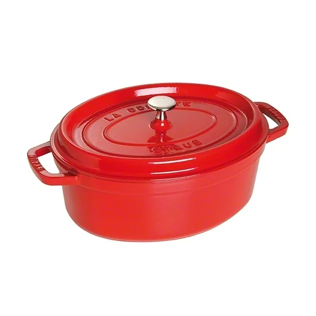 Staub ovaali pata valurautaa, 4,2 l, punainen STAUB