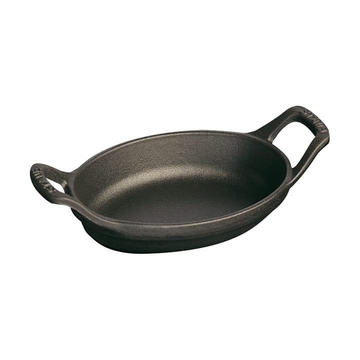 Staub ovaali uunivuoka valurauta 15 cm - Musta - STAUB
