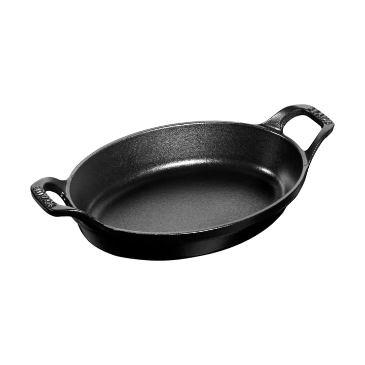 Staub ovaali uunivuoka valurauta 21 cm - Musta - STAUB