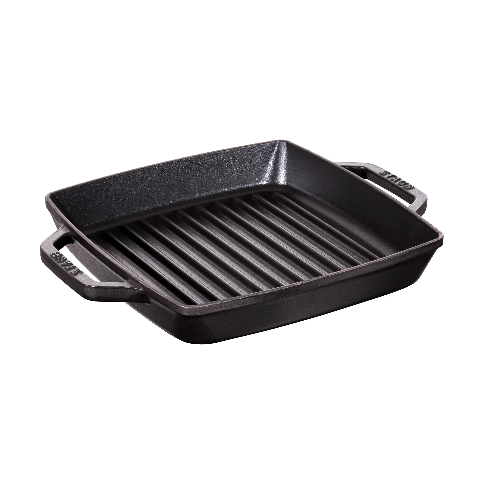 Staub Pure grillipannu valurauta neliö musta, 23 cm STAUB