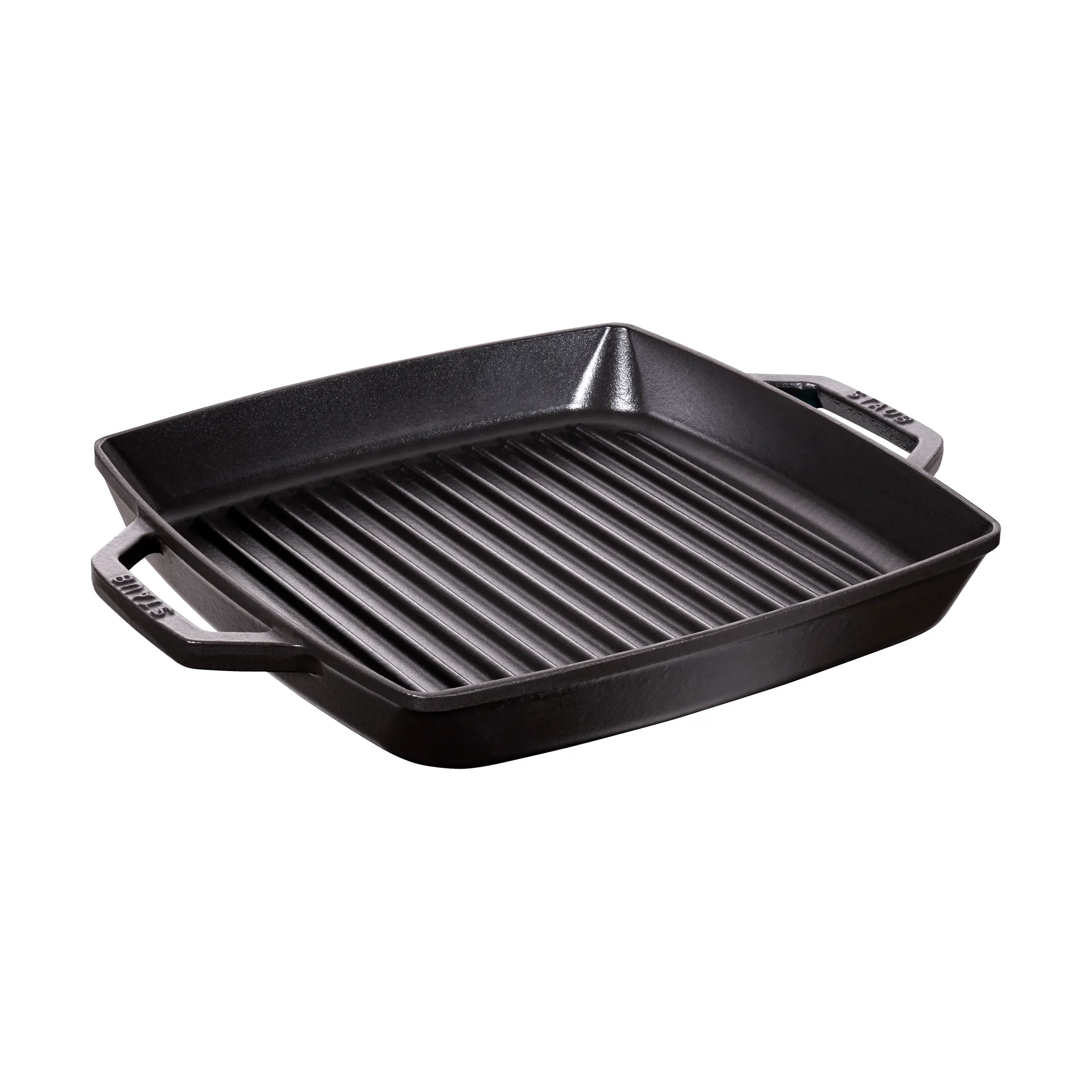 Staub Pure grillipannu valurauta neliö musta, 28 cm STAUB