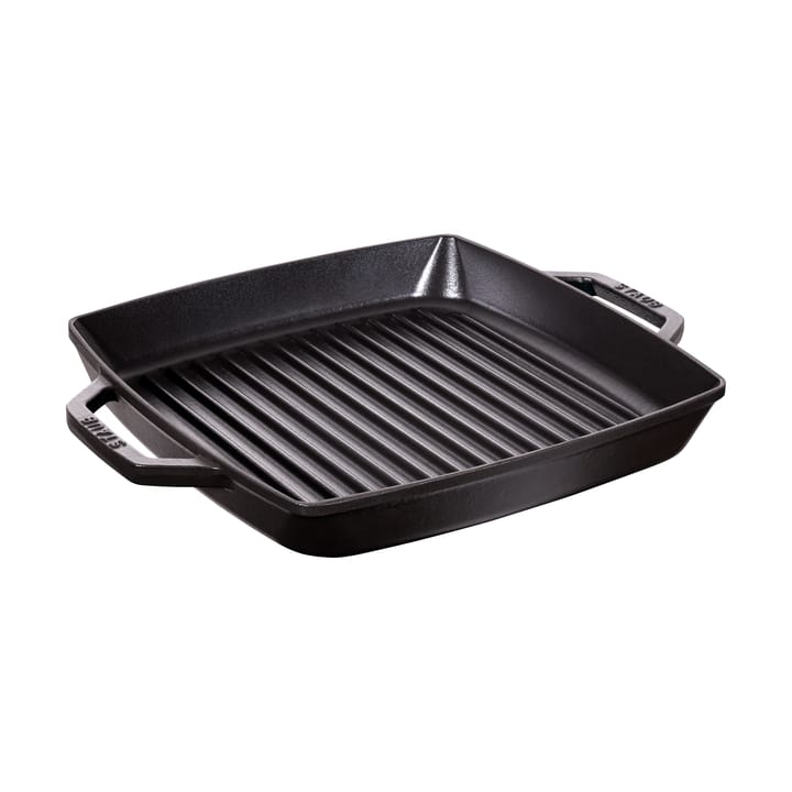 Staub Pure grillipannu valurauta neli�ö musta - 28 cm - STAUB