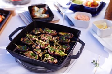 Staub Pure grillipannu valurauta neliö musta - 28 cm - STAUB