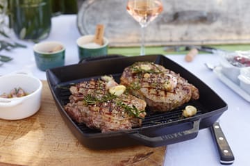 Staub Pure grillipannu valurauta neliö musta - 28 cm - STAUB