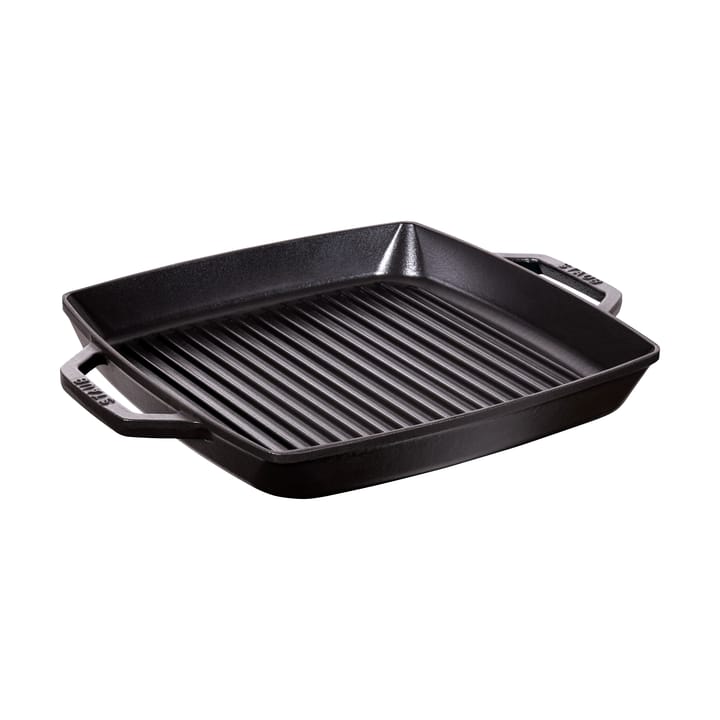 Staub Pure grillipannu valurauta neliö musta - 33 cm - STAUB