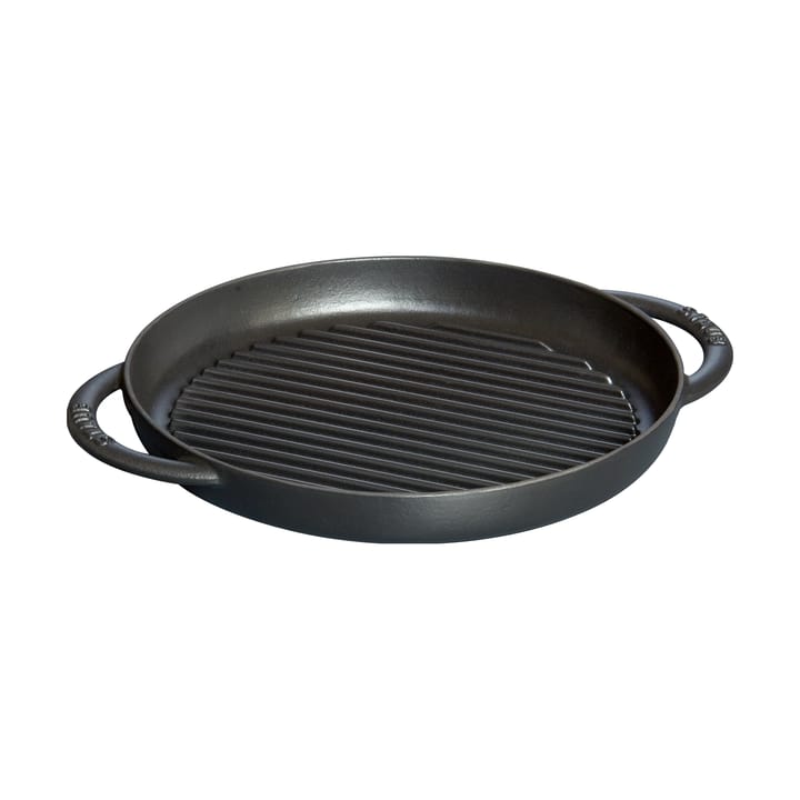 Staub Pure grillipannu valurauta pyöreä musta - Ø26 cm - STAUB