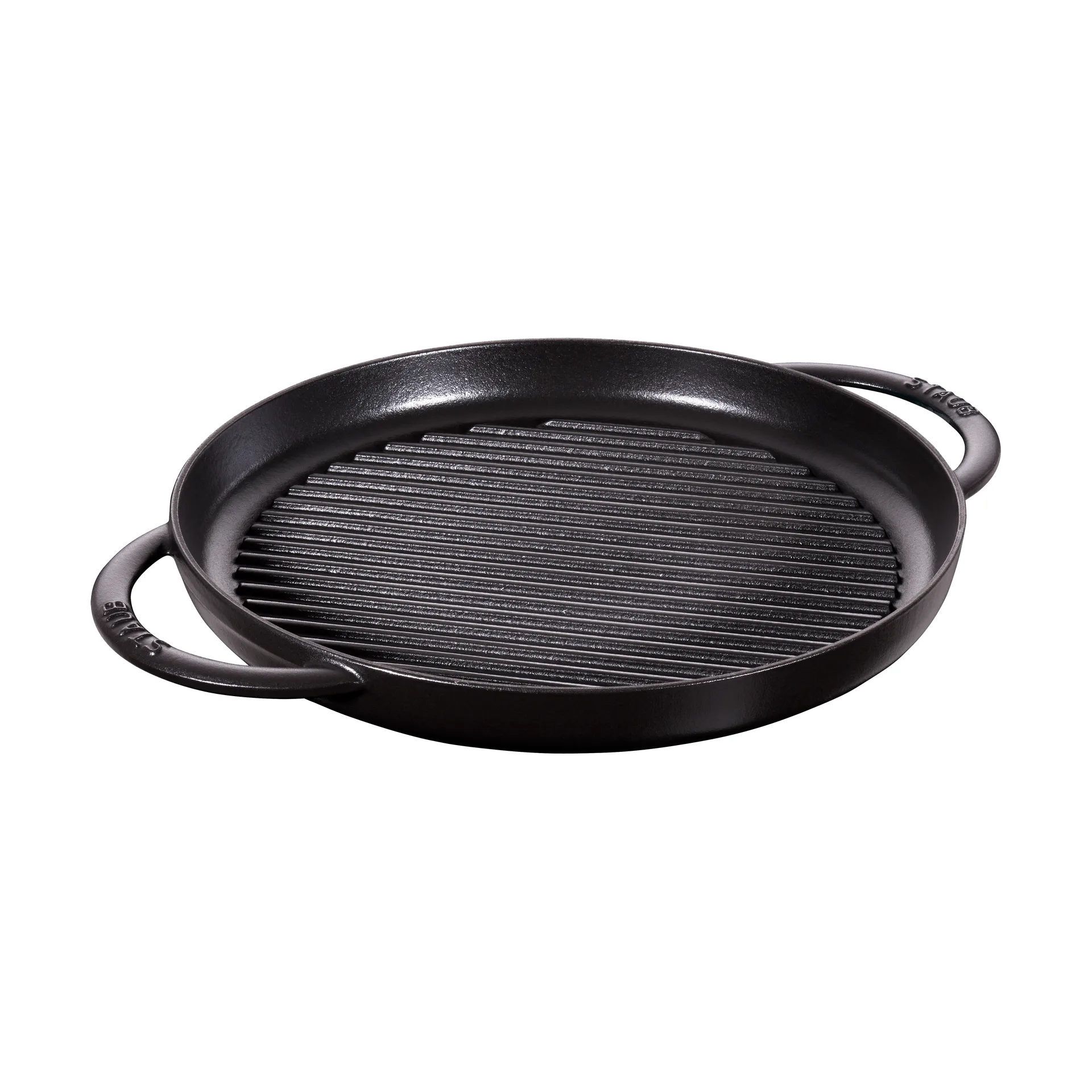 Staub Pure grillipannu valurauta pyöreä musta, Ø30 cm STAUB
