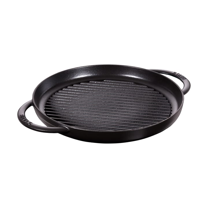 Staub Pure grillipannu valurauta pyöreä musta - Ø30 cm - STAUB