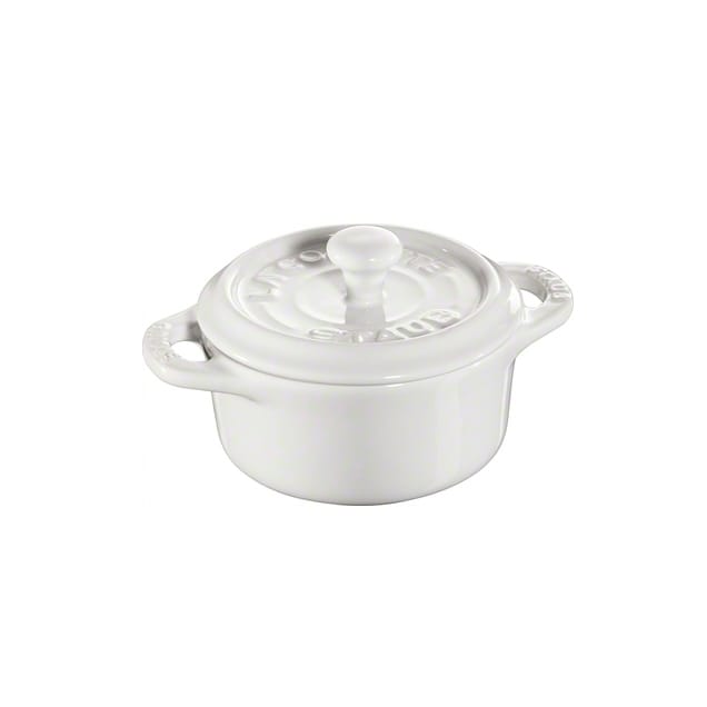 Staub pyöreä minipata, 0,2 l - valkoinen - STAUB