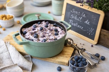 Staub pyöreä pata valurautaa, 3,8 l - Salvia - STAUB