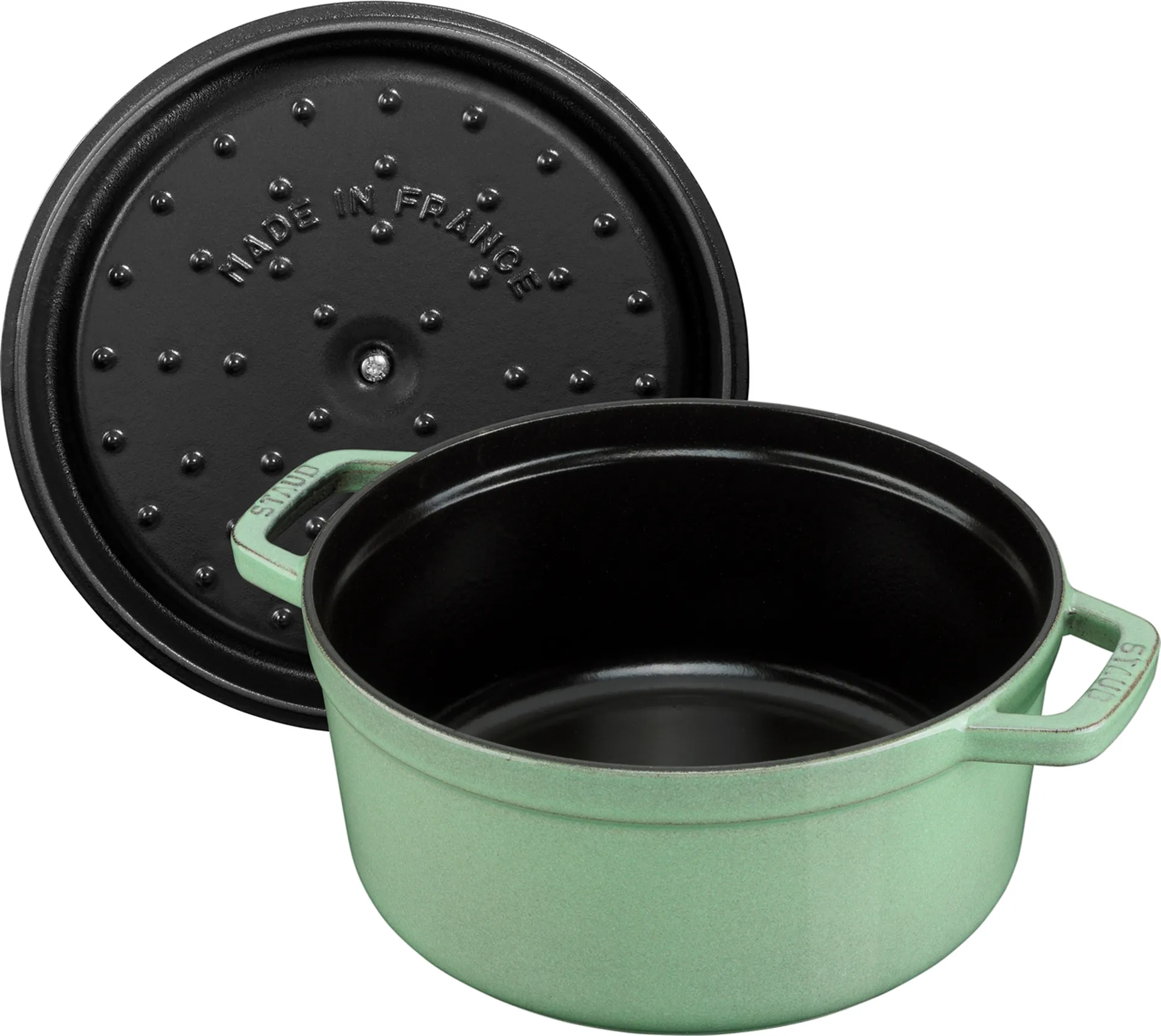 Staub pyöreä pata valurautaa, 5,2 l, Salvia STAUB