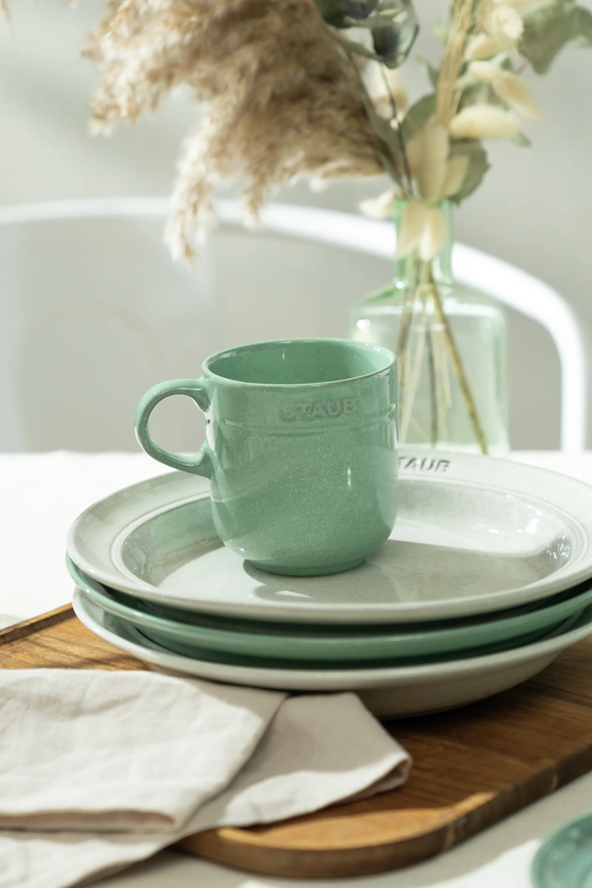 Staub syvä lautanen Ø24 cm, Salvia STAUB