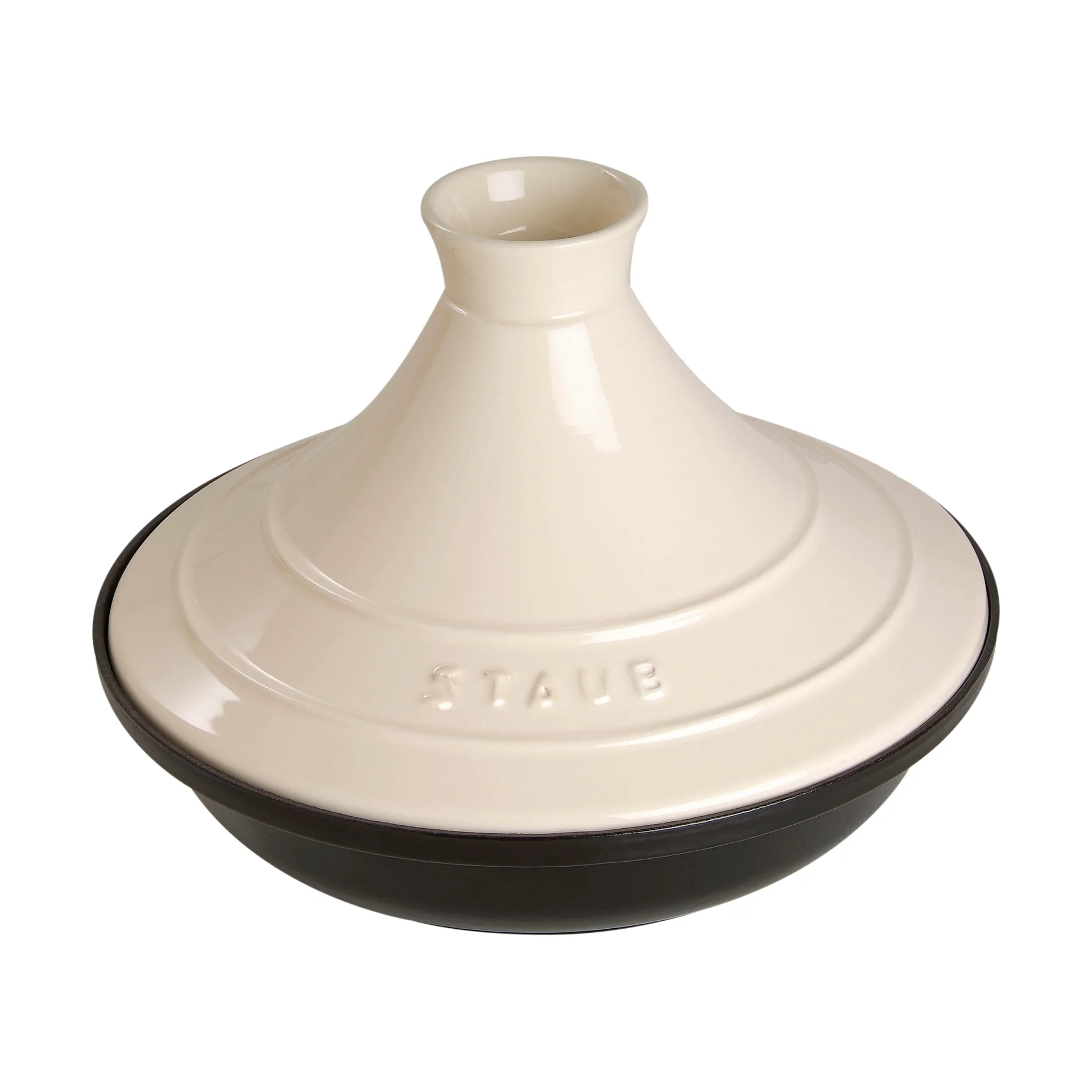 Staub Tagine valurauta musta-beige, 28 cm STAUB