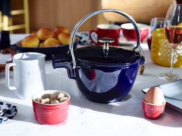 Staub teekannu valurauta pyöreä 1,15 L - Tummansininen - STAUB