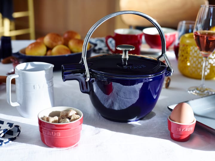 Staub teekannu valurauta pyöreä 1,15 L, Tummansininen STAUB