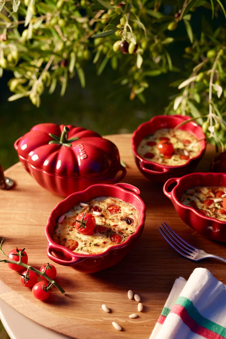Staub tomaattipata kivitavaraa, 0,5 l, punainen STAUB