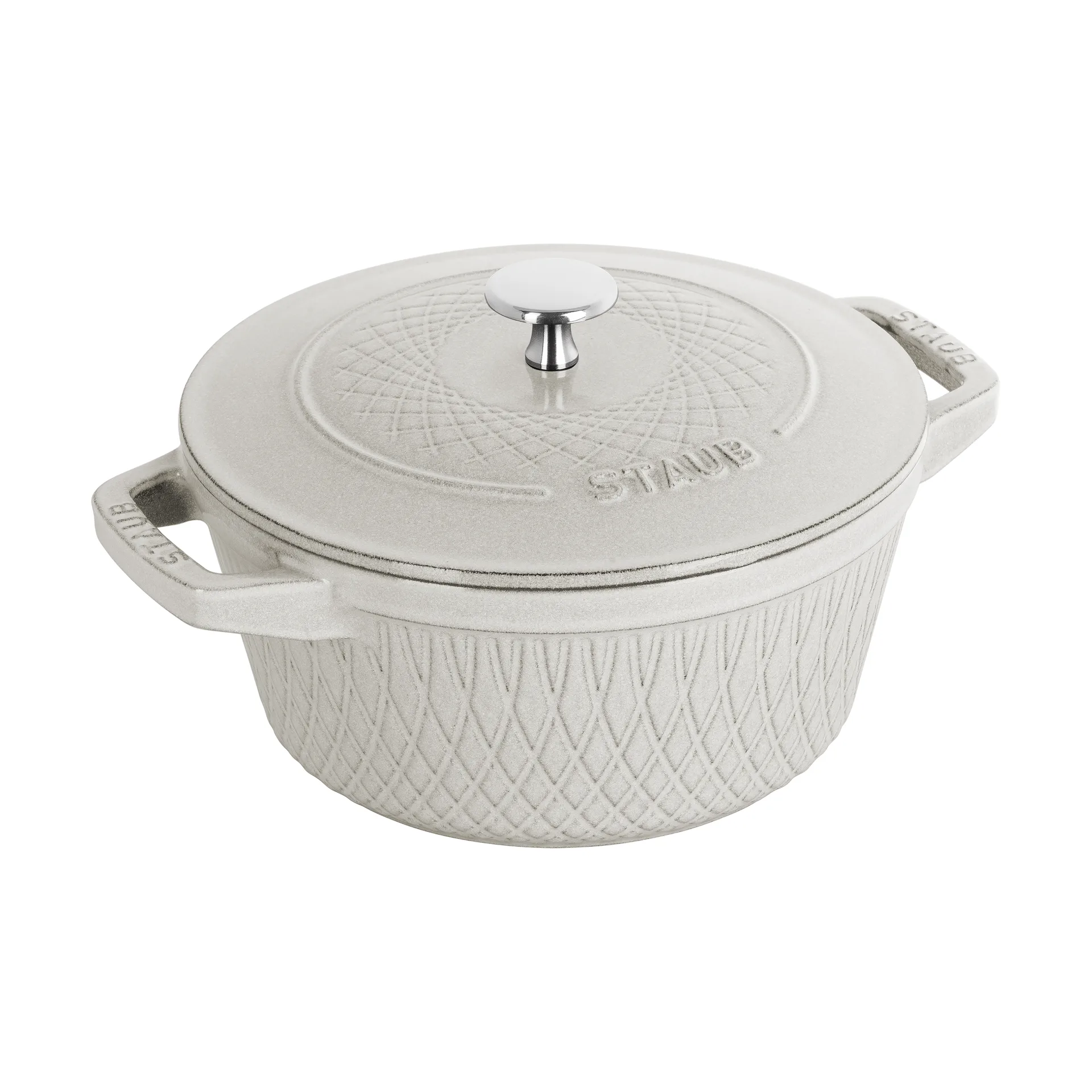 Staub Twister La Cocotte pata 4 L, White truffle STAUB