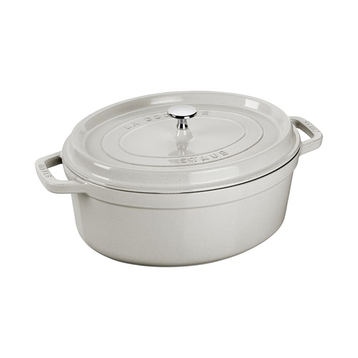 Staub White Truffle -pata, ovaali - 2,35 l - STAUB