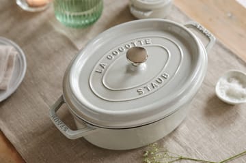 Staub White Truffle -pata, ovaali - 4,2 l - STAUB
