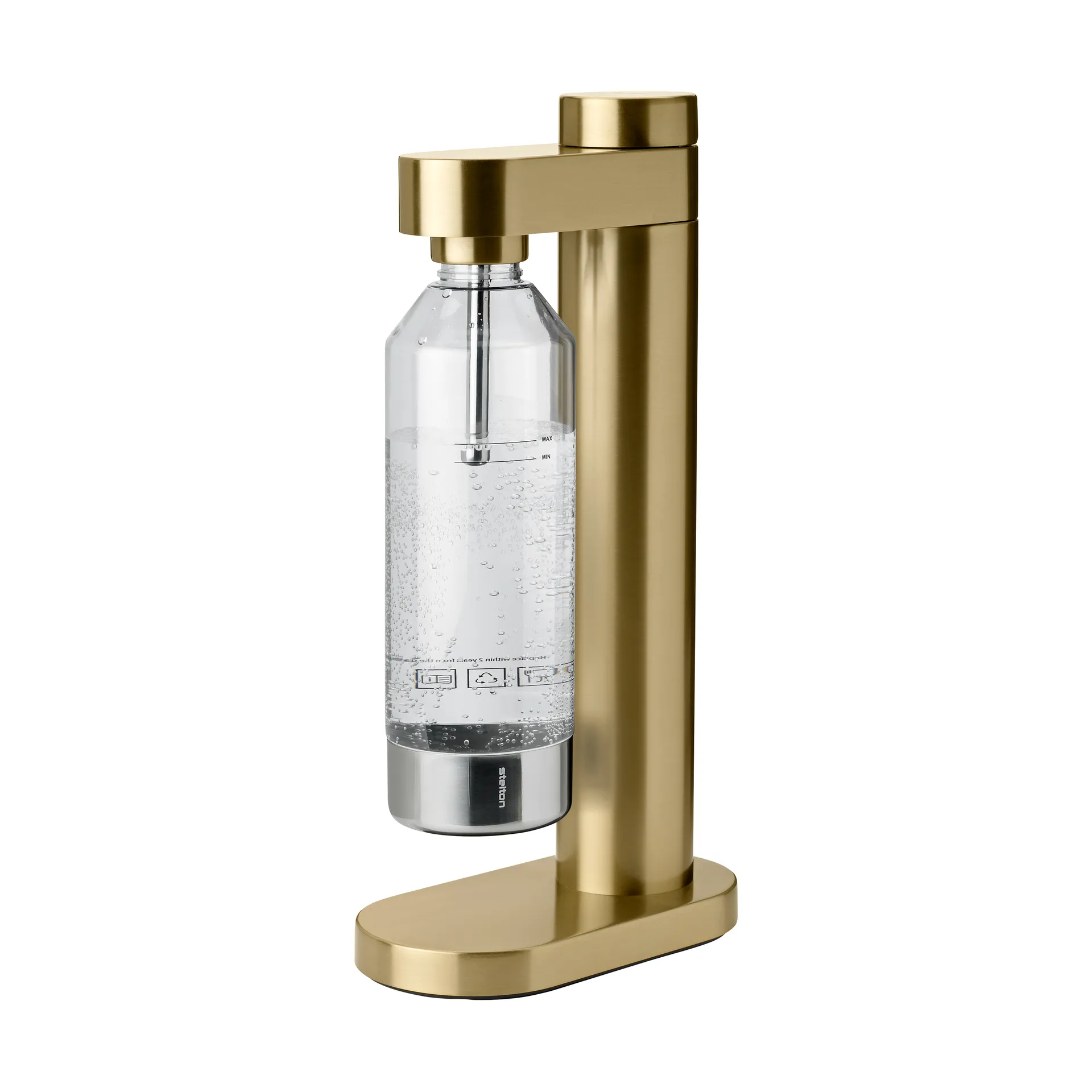 Brus hiilihapotuslaite, Brushed brass Stelton