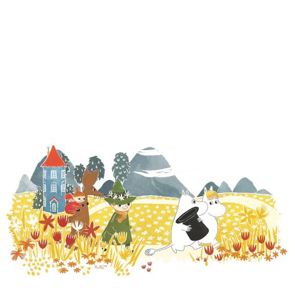 Carrie termosmuki 0,4 L , Moomin sky Stelton