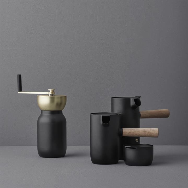 Collar kahvimylly, musta-messinki Stelton