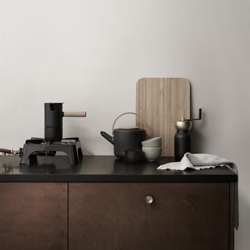 Collar kahvimylly - musta-messinki - Stelton