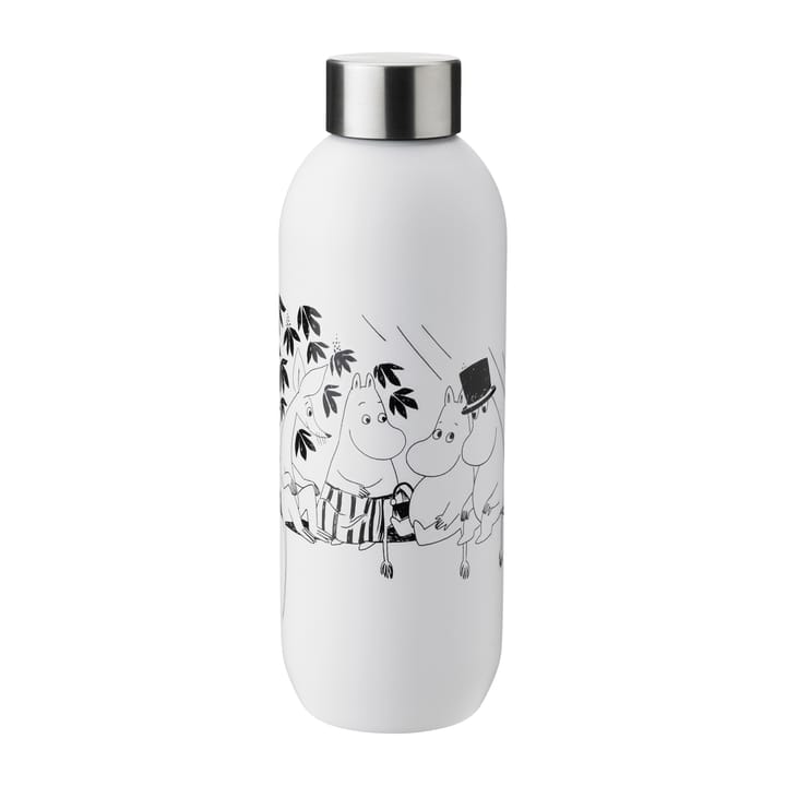 Keep Cool Mumin pullo 0,75 l - Soft white-black - Stelton