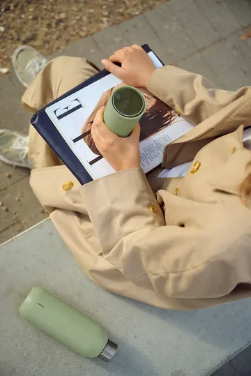 Keep Cool -termospullo 0,6 l - Pehmeä saniaisenvihreä - Stelton