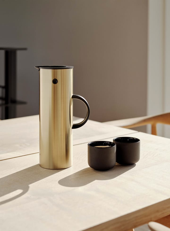 Stelton termoskannu EM77 1 l - Brushed brass - Stelton