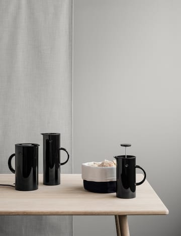 Stelton termoskannu EM77 1 l - musta kiiltävä - Stelton