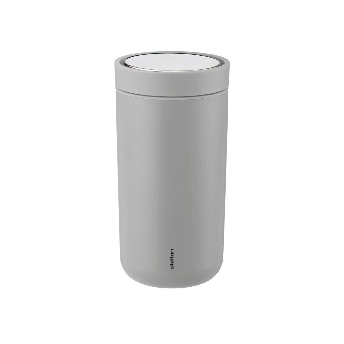 Stelton To Go Click -muki 0,2 l Mat light grey | Skandinaavinen Sisustus | Termosmukit | Harmaa