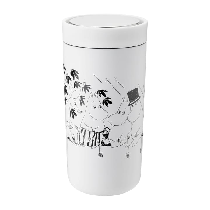 To Go Click Mumin muki 0,4 l - Soft white-black - Stelton