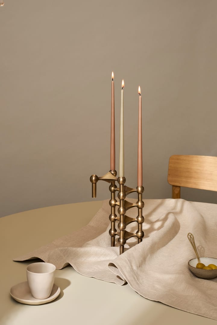 Nagel kynttilänjalka - Bronzed brass - STOFF