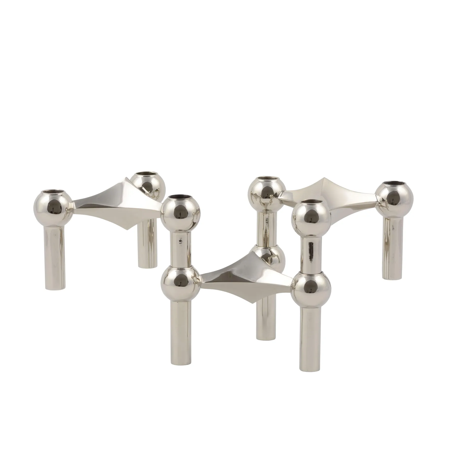 Nagel kynttilänjalka, kromi STOFF