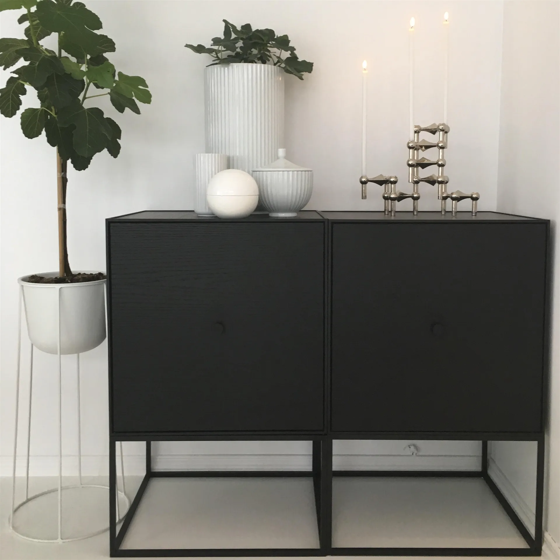 Nagel kynttilänjalka, kromi STOFF