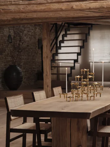 Nagel kynttilänjalka - messinki - STOFF