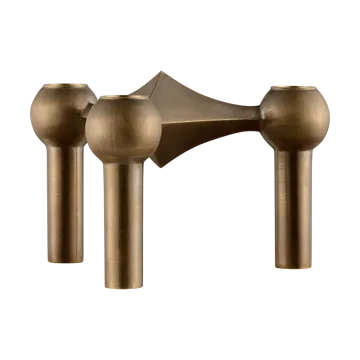 Nagel kynttilänjalka - Bronzed brass - STOFF Nagel
