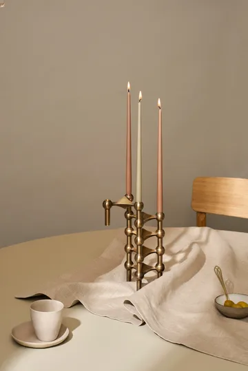 Nagel kynttilänjalka - Bronzed brass - STOFF Nagel