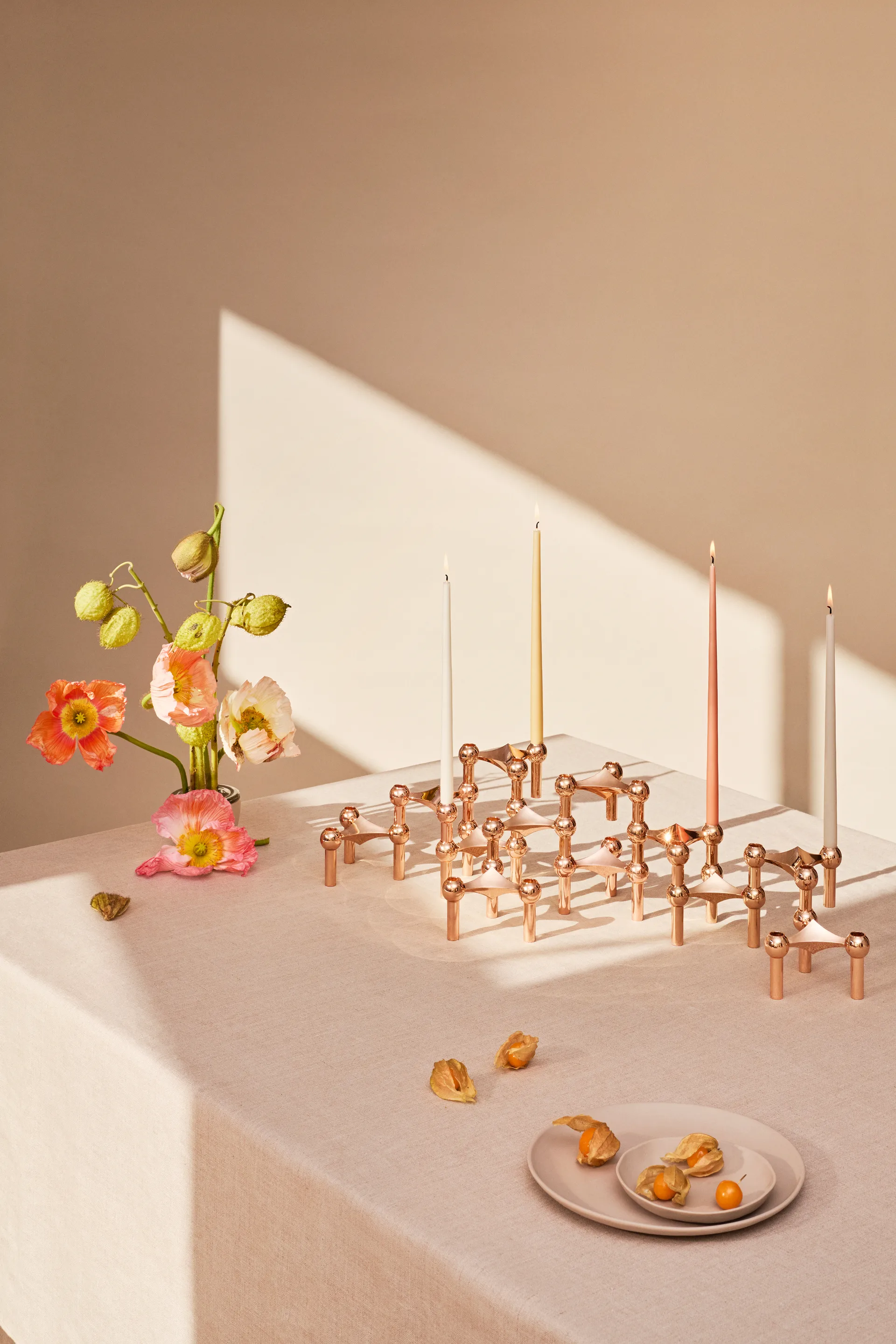 Nagel kynttilänjalka, Ruusukulta STOFF Nagel