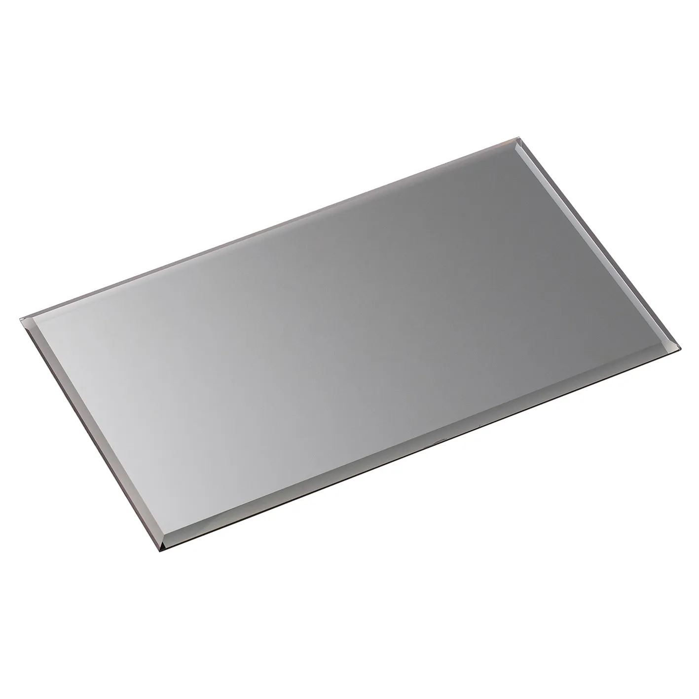 Nagel lasilevy rectangular, Smoked black STOFF Nagel