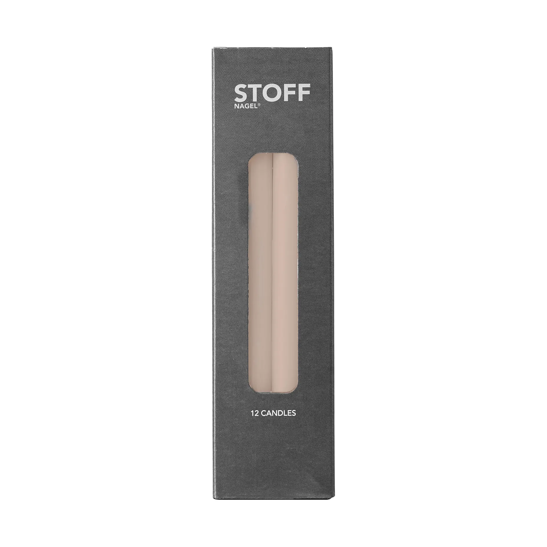 Nagel parafiinikynttilä 12 kpl, Beige STOFF
