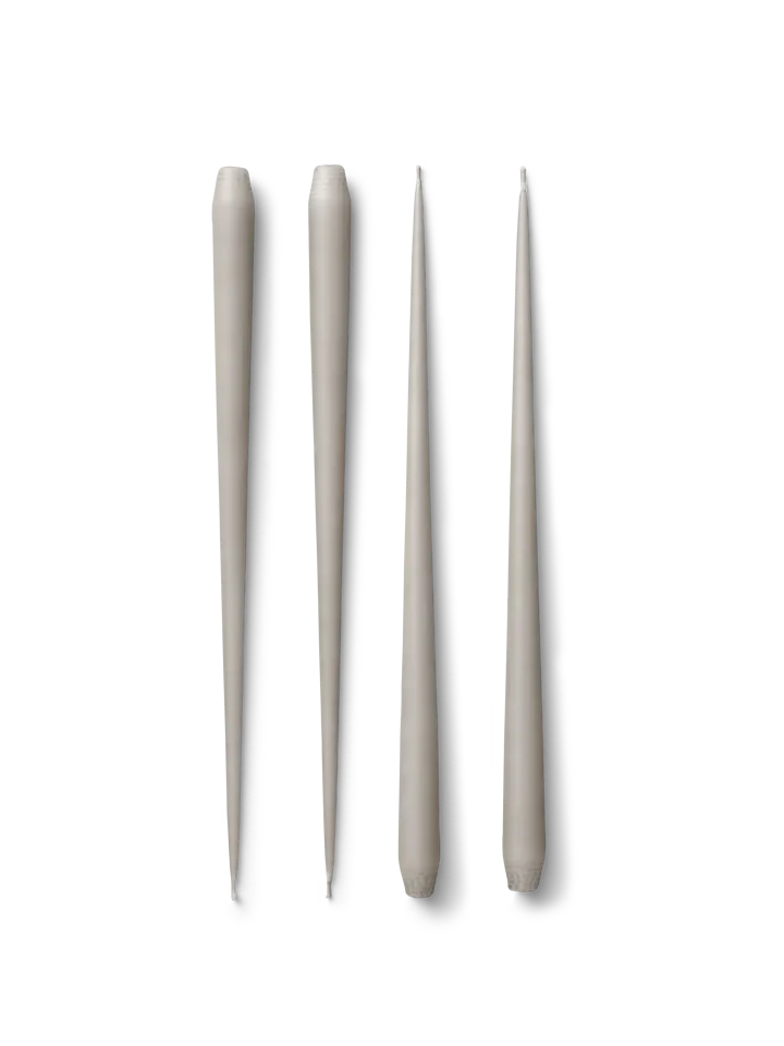 STOFF Nagel antiikkikynttilä by ester & erik suuri 4-pack - Hiekka - STOFF Nagel