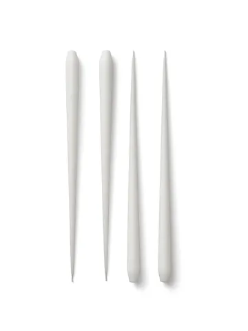 STOFF Nagel antiikkikynttilä by ester & erik suuri 4-pack - Valkoinen - STOFF Nagel