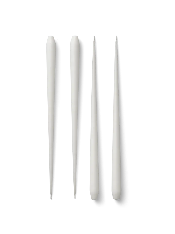 STOFF Nagel antiikkikynttilä by ester & erik suuri 4-pack - Valkoinen - STOFF Nagel